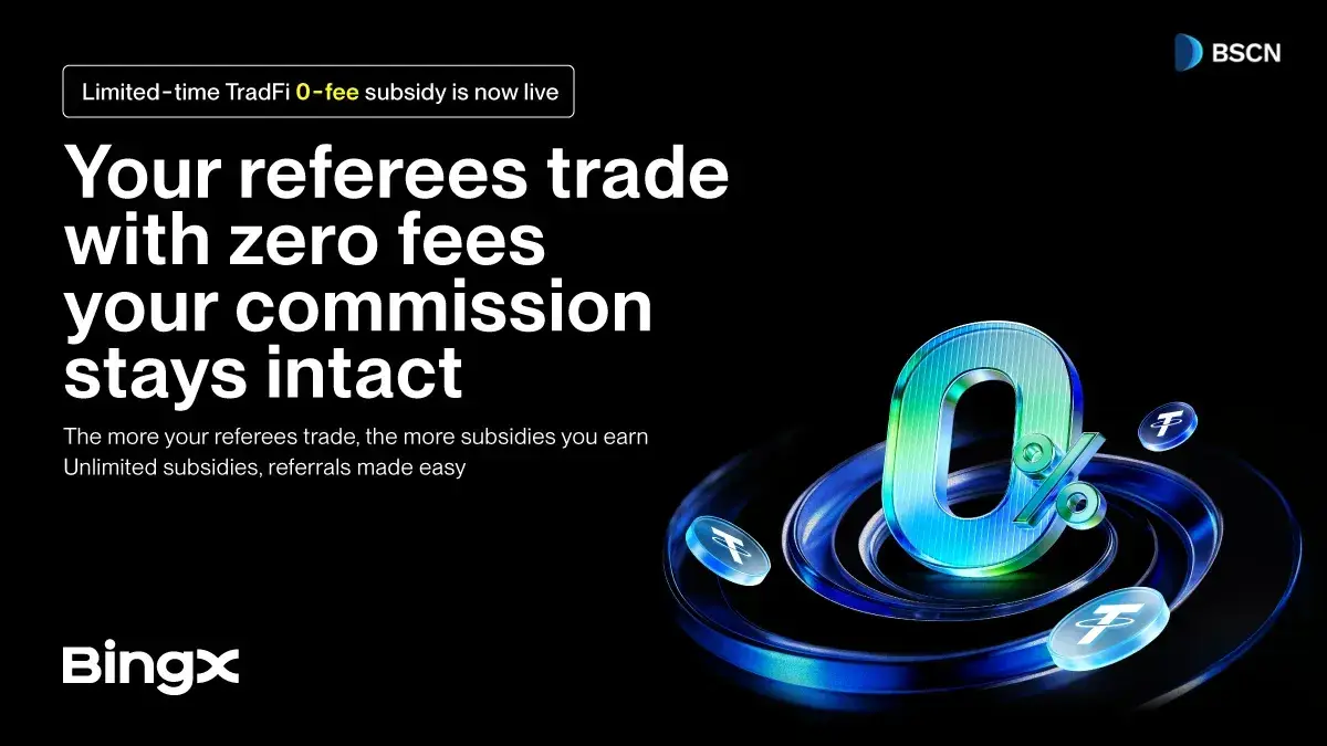 BingX Launches Zero-Fee TradFi Futures while Maintaining Full Partner Commissions