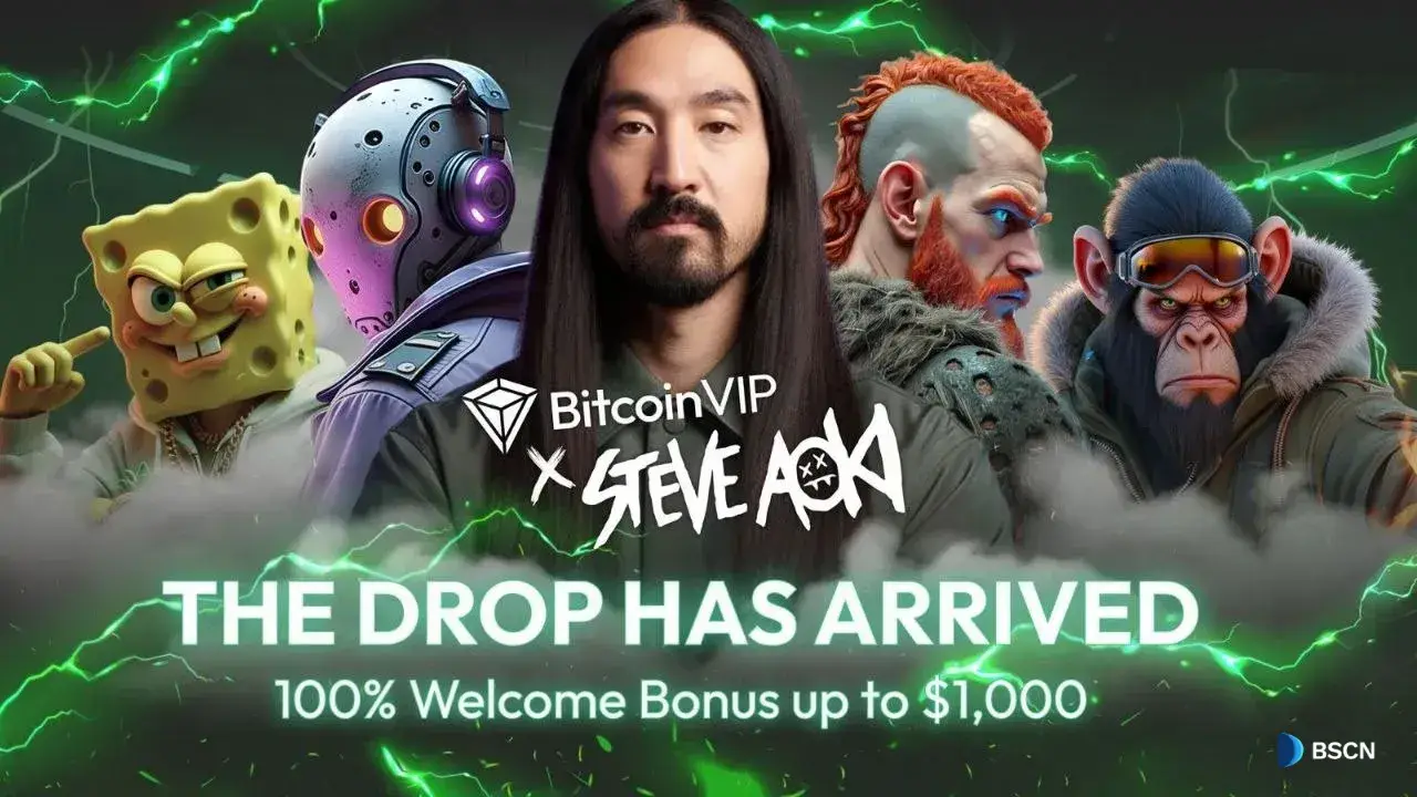 BitcoinVIP Takes Crypto Gaming Mainstream with Steve Aoki-backed Platform Upgrade and Entertainment Partnership