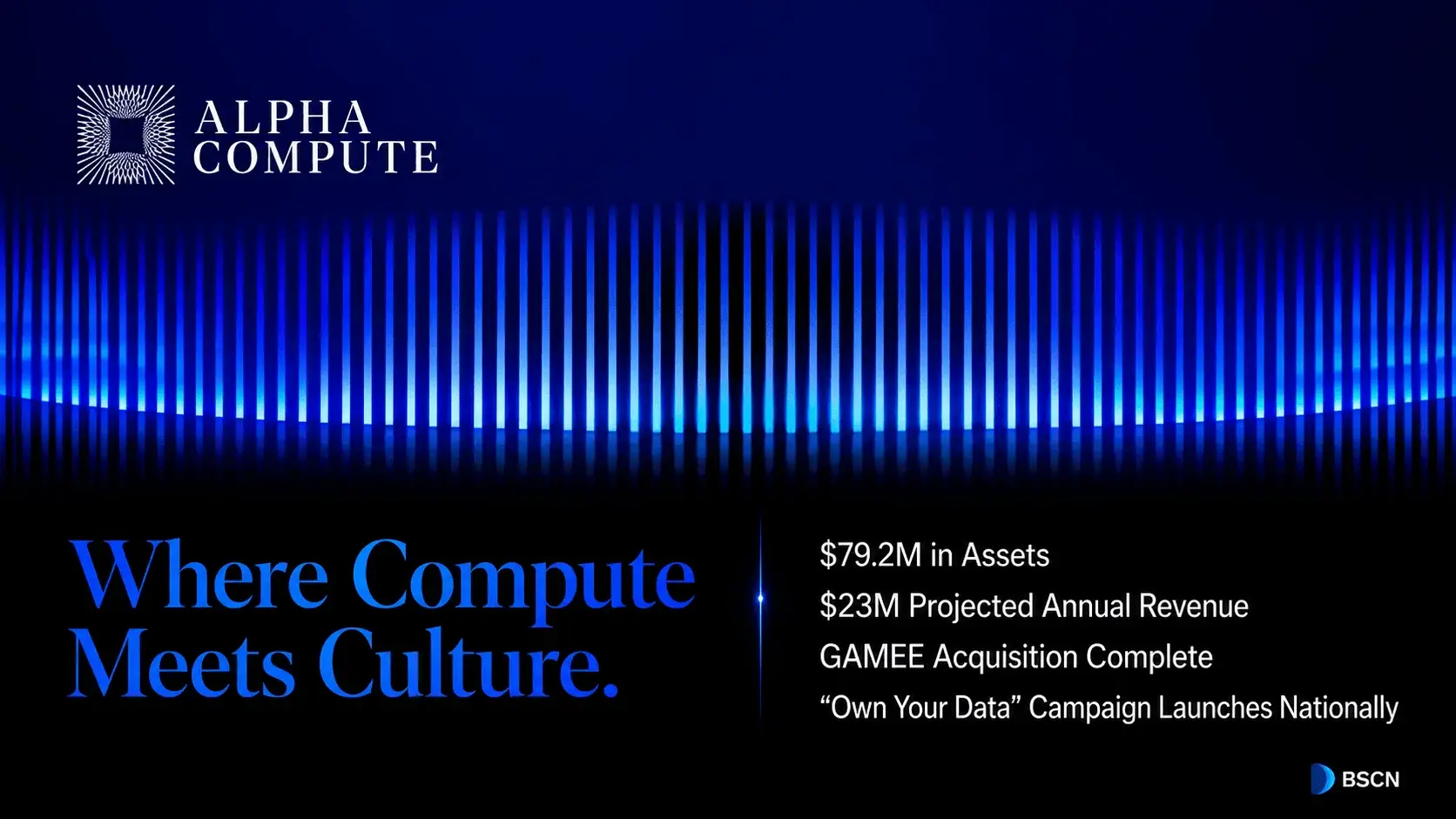 $79.2M in Assets, $23M Projected Annual Revenue, GAMEE Acquisition Complete, and “Own Your Data” Campaign Launches Nationally