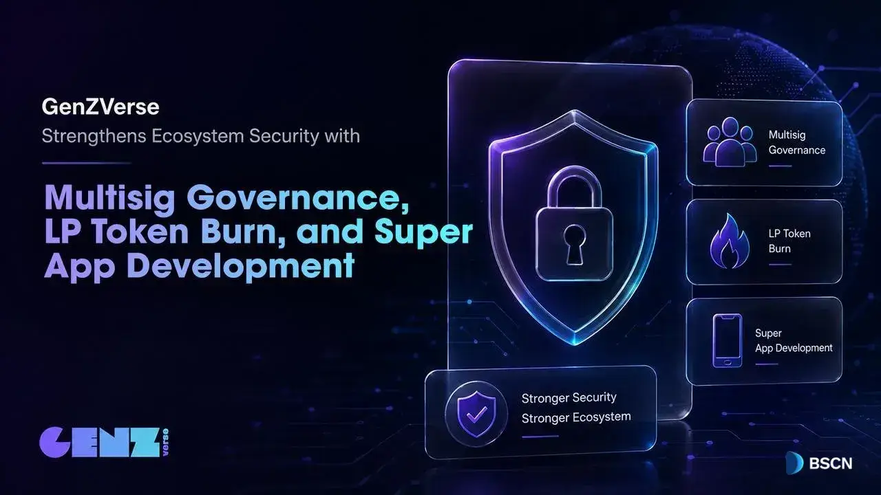 GenZVerse Strengthens Ecosystem Security with 100% LP Burn, Multisig Governance and Super App Development