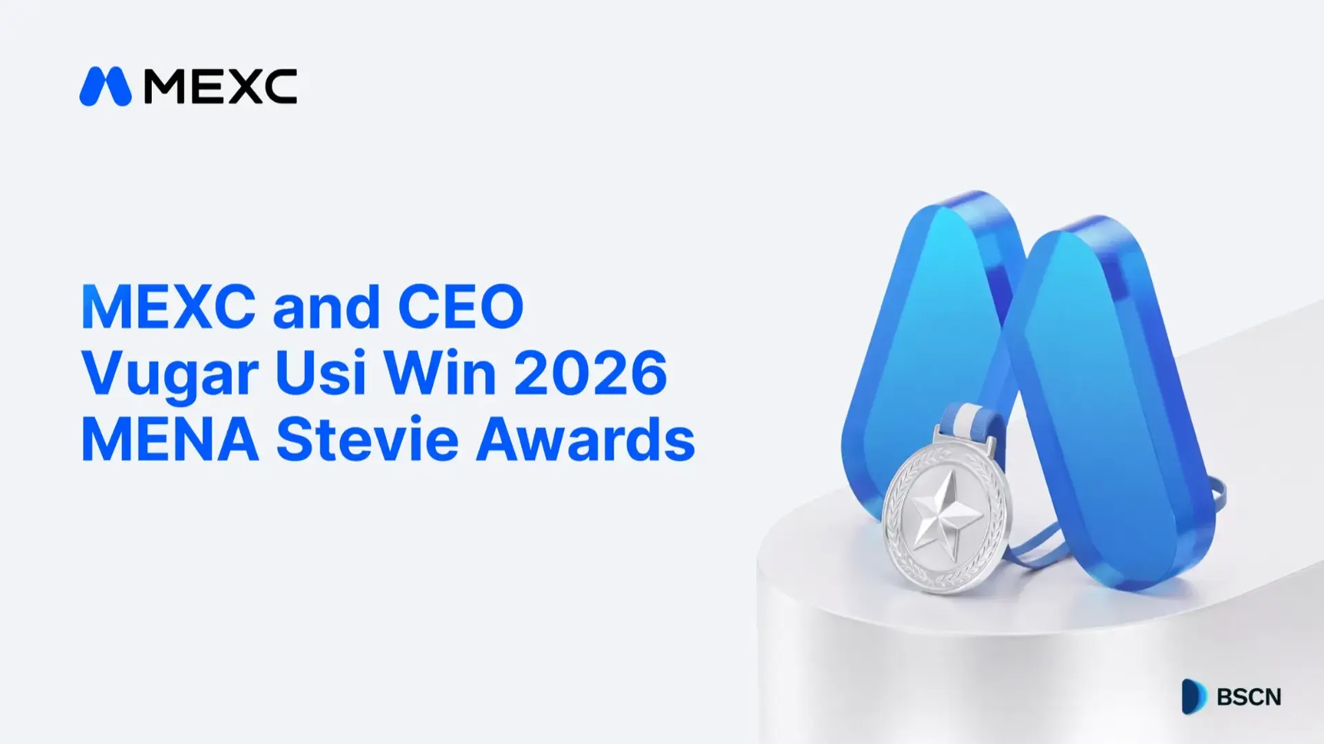 MEXC and CEO Vugar Usi Win Four Awards at the 2026 MENA Stevie Awards
