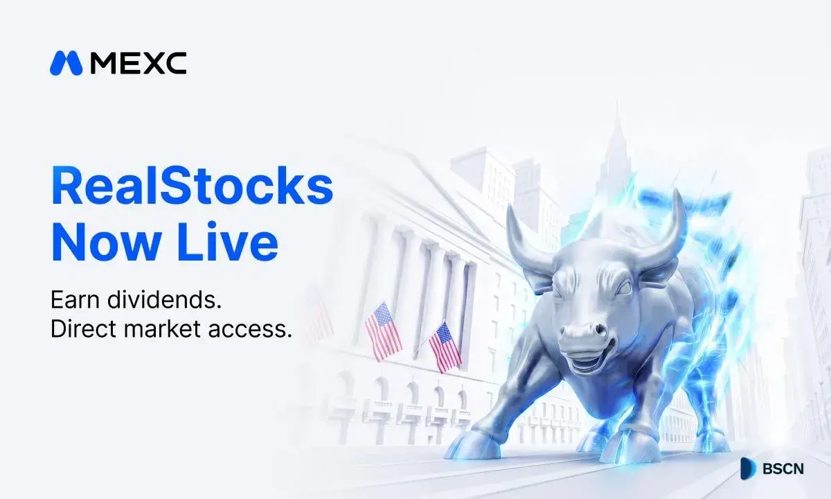 Crypto meets Wall Street: MEXC unveils 'RealStocks' with 0-fee U.S. equity trading and real dividends