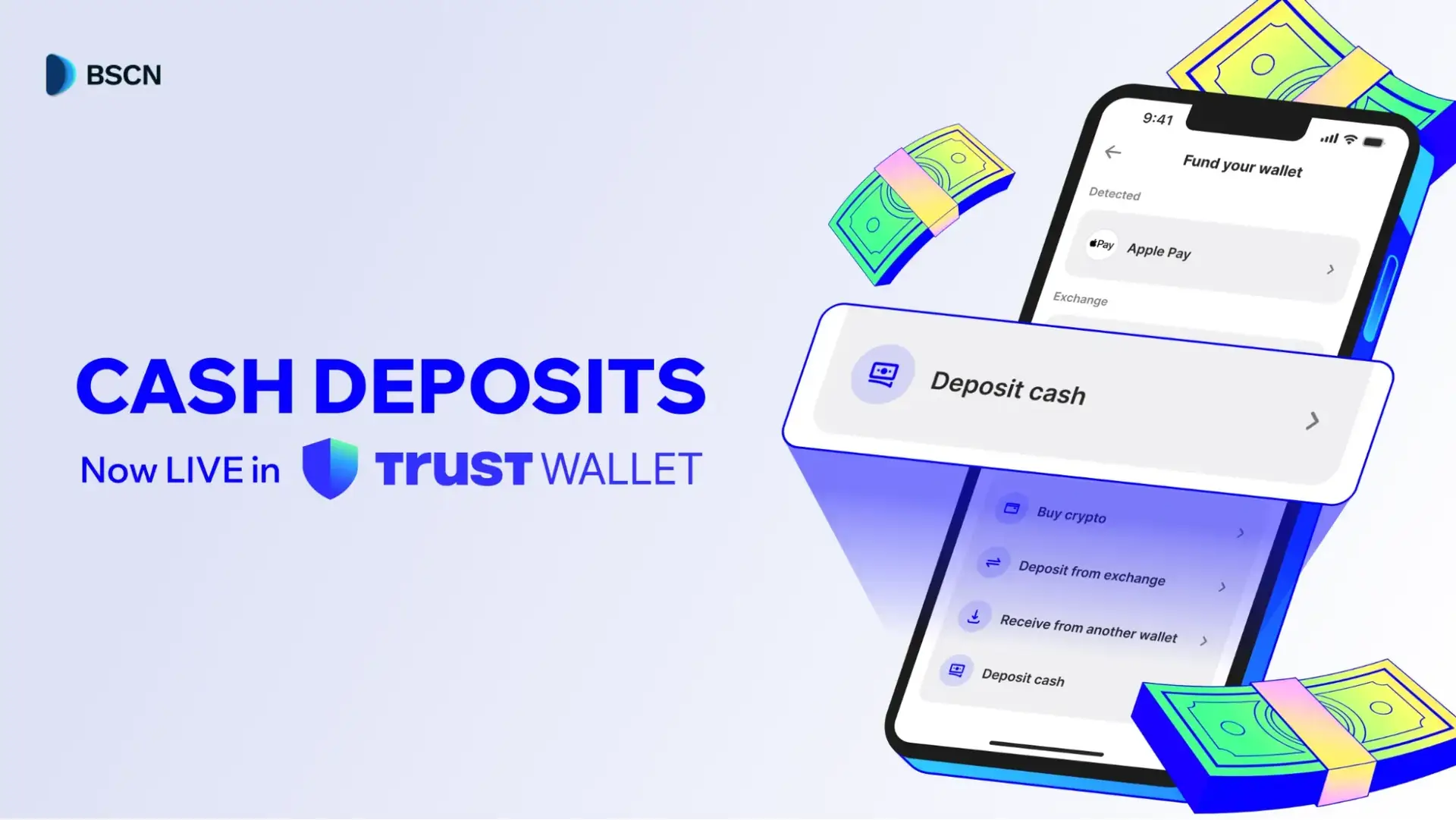Trust Wallet Launches Cash Deposits, Enabling Users to Convert Physical Cash Into Crypto