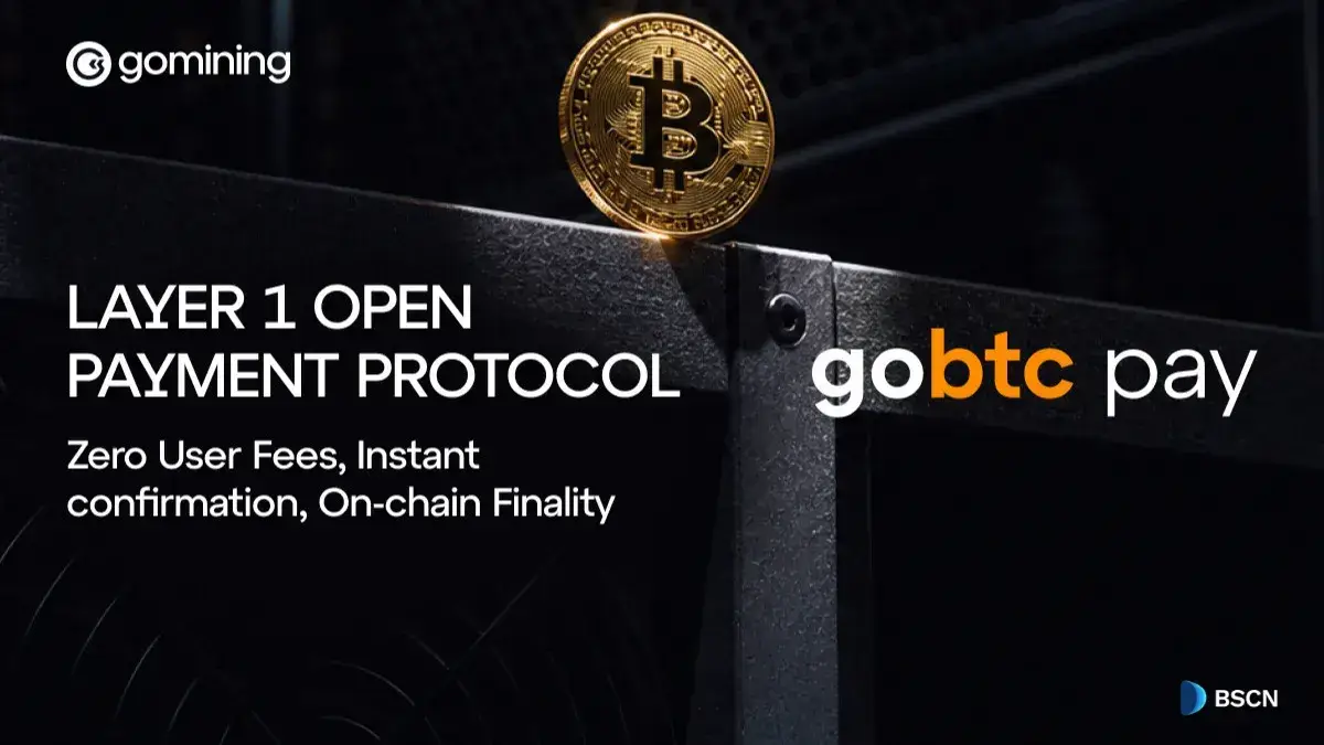 GoMining Launches GoBTC Pay to Bring Native Instant Payments to Bitcoin