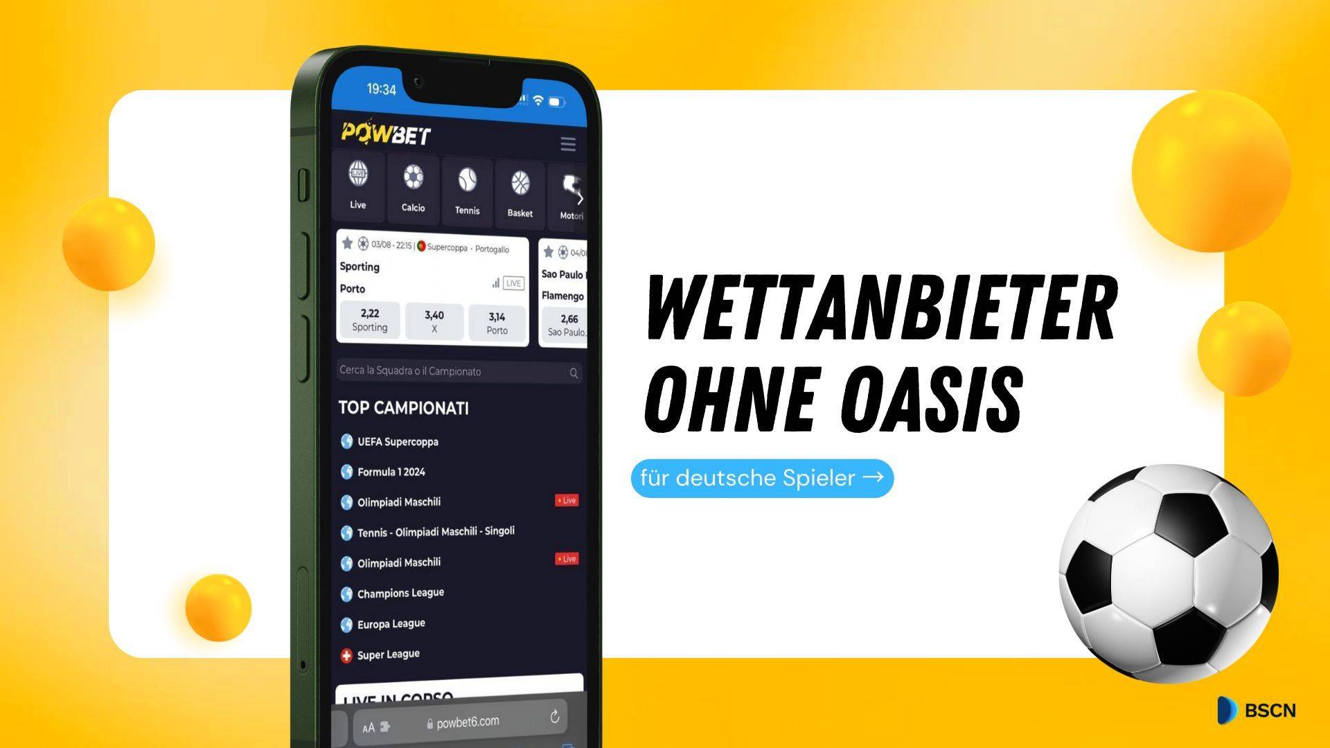 Seriöse Sportwetten ohne OASIS – 10 Wettanbieter trotz OASIS für deutsche Spieler