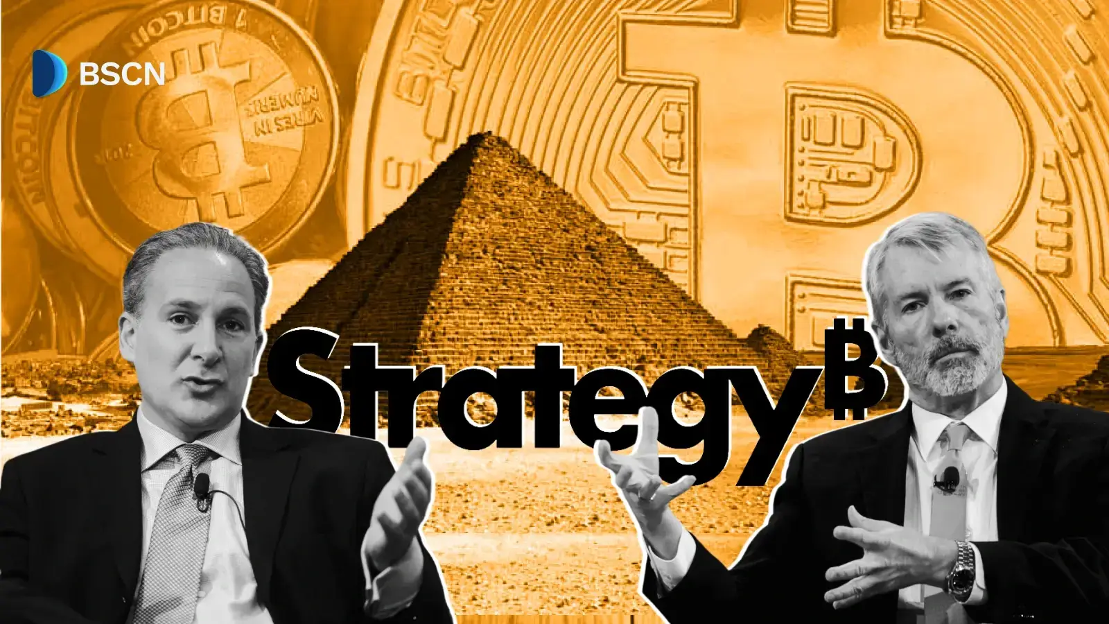 Peter Schiff Just Called Out Saylor's Bitcoin Strategy as a Pyramid, Is He Right?