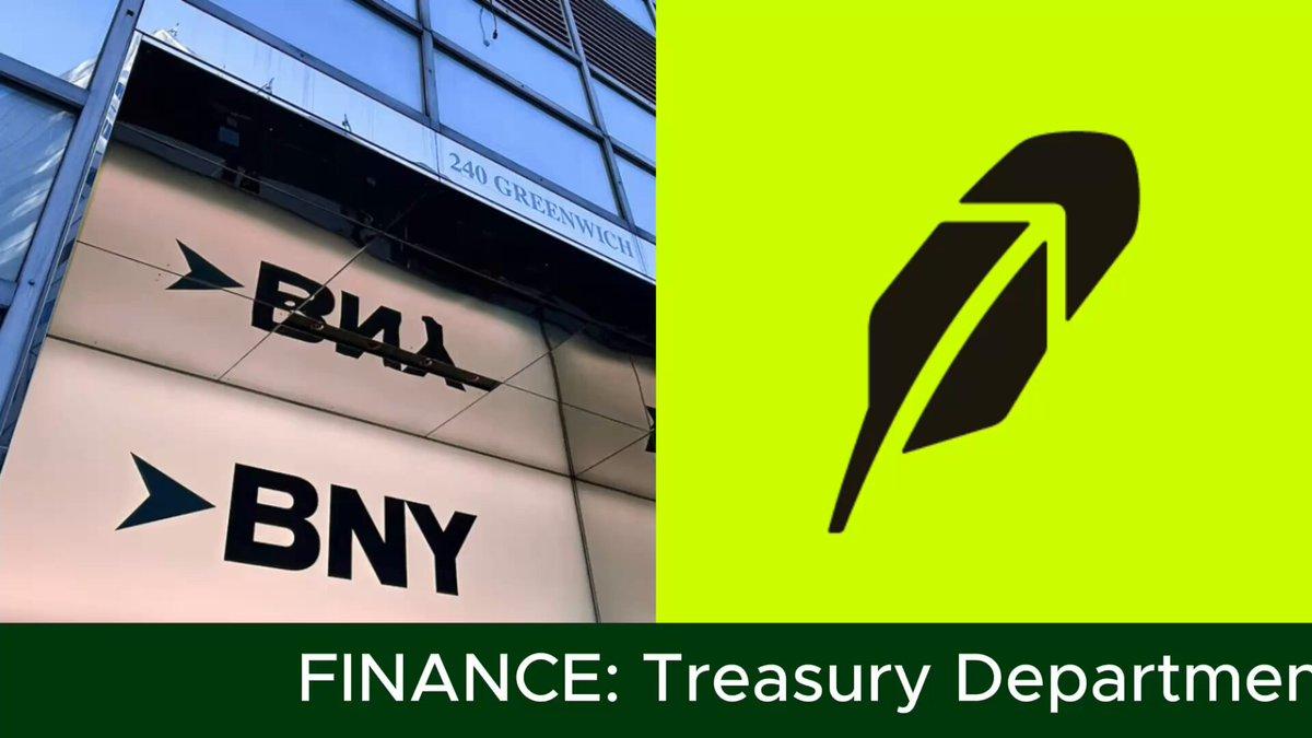 U.S. Treasury Selects Bny And Robinhood To Run “Trump Accounts”