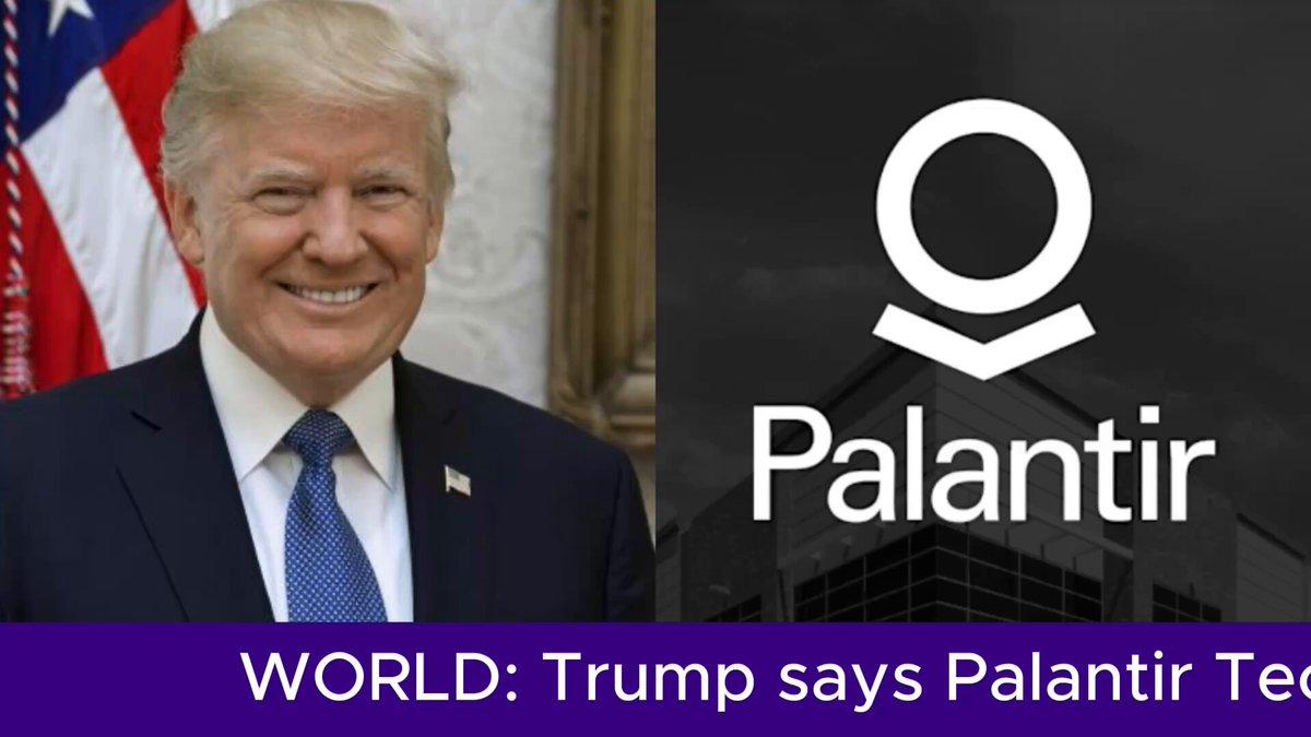 Trump Endorses Plantir In Latest Comment