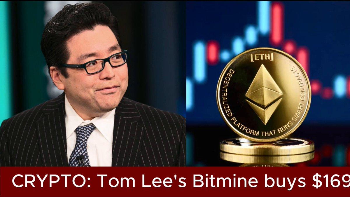 Tom Lee'S Bitmine Buys $169m Ethereum In One Week