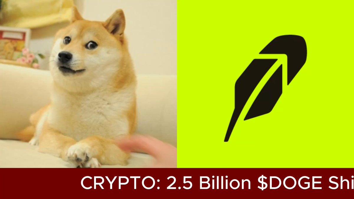2.5 Billion $Doge Shifted Off Robinhood In Massive Institutional-Scale Spree