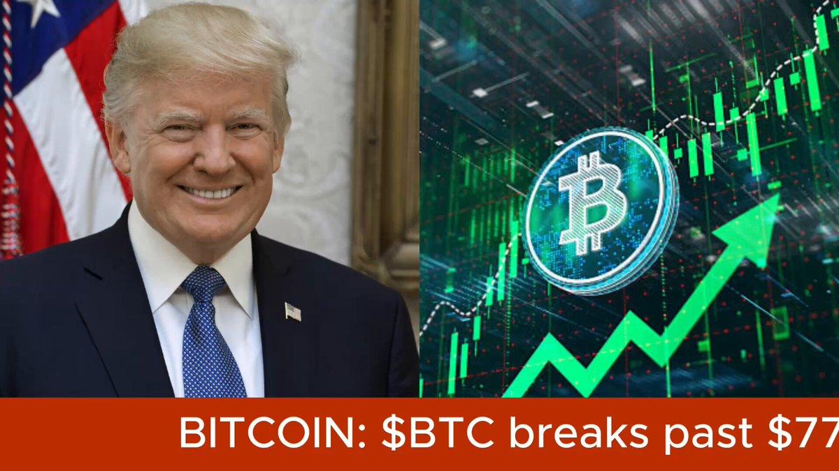 Btc Breaks Past $77,000 As Trump Confirms Israel Ending Attack On Lebanon