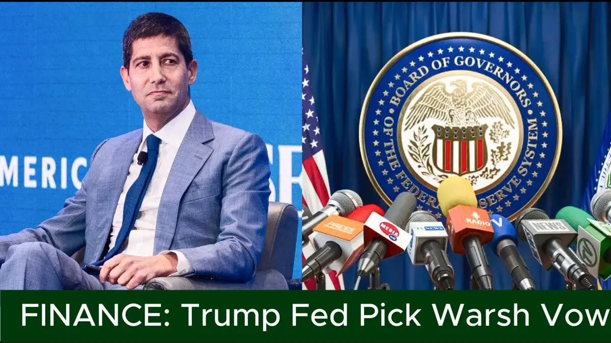 Trump Fed Pick Warsh Vows Monetary Policy Independence