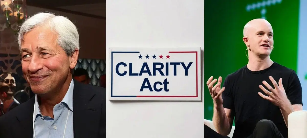 Jamie Dimon Attacks Coinbase And Vows Fight Against CLARITY Act