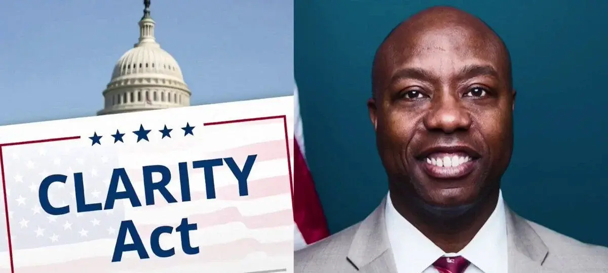 Tim Scott Says CLARITY Act Ends Crypto Confusion