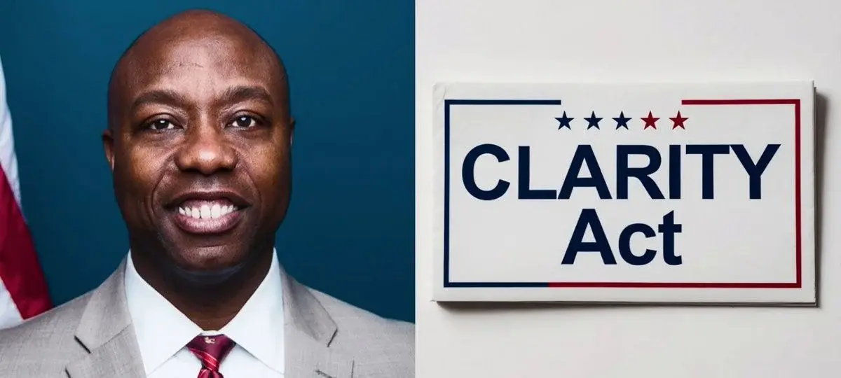 Tim Scott Backs CLARITY Act To Keep Crypto In America