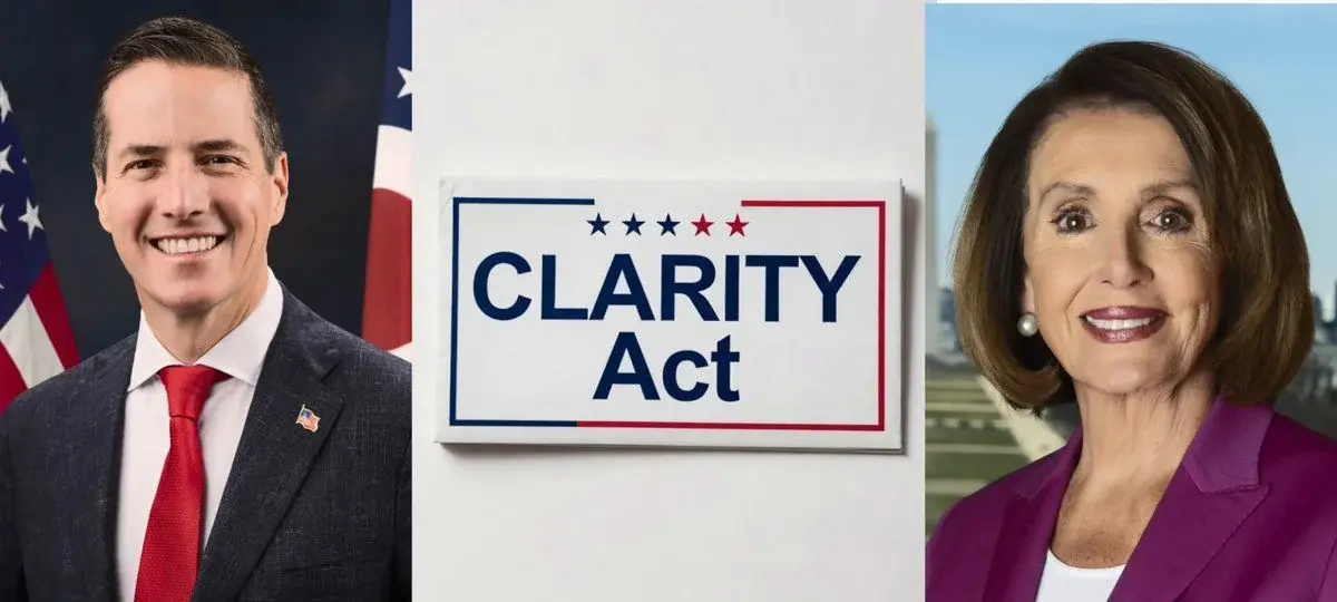 Sen. Bernie Moreno Links Nancy Pelosi To CLARITY Act Debate