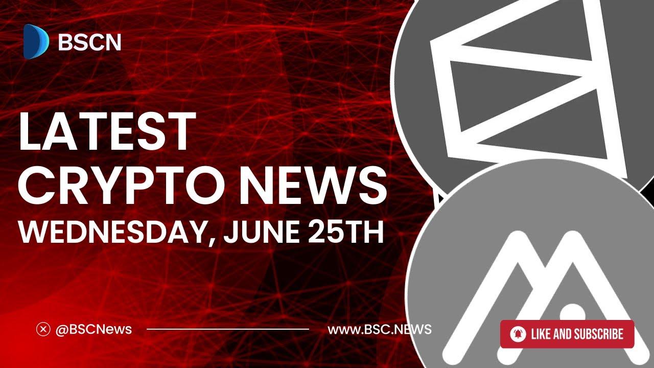 Polymarket's $1BILLION Valuation & More | Daily Crypto News Flash June 25th, 2025