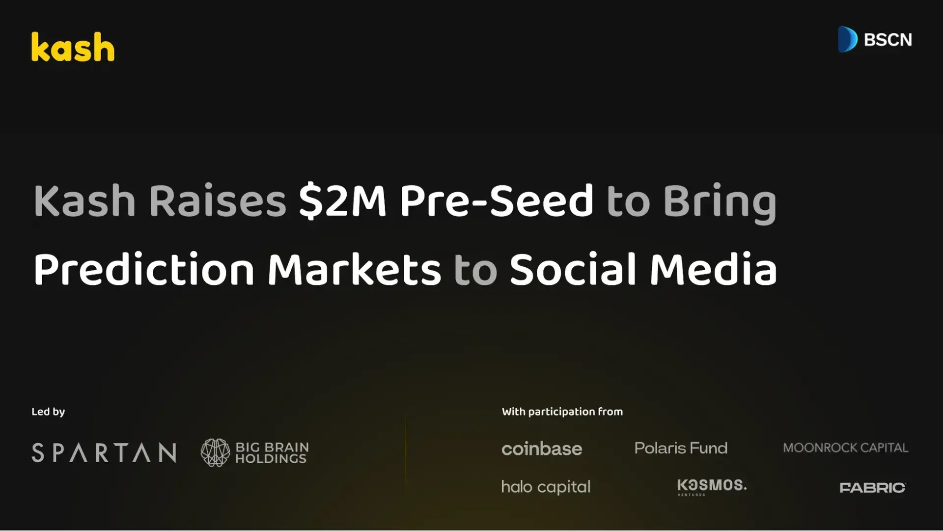 Kash Raises $2M Pre-Seed to Bring Prediction Markets to Social Media