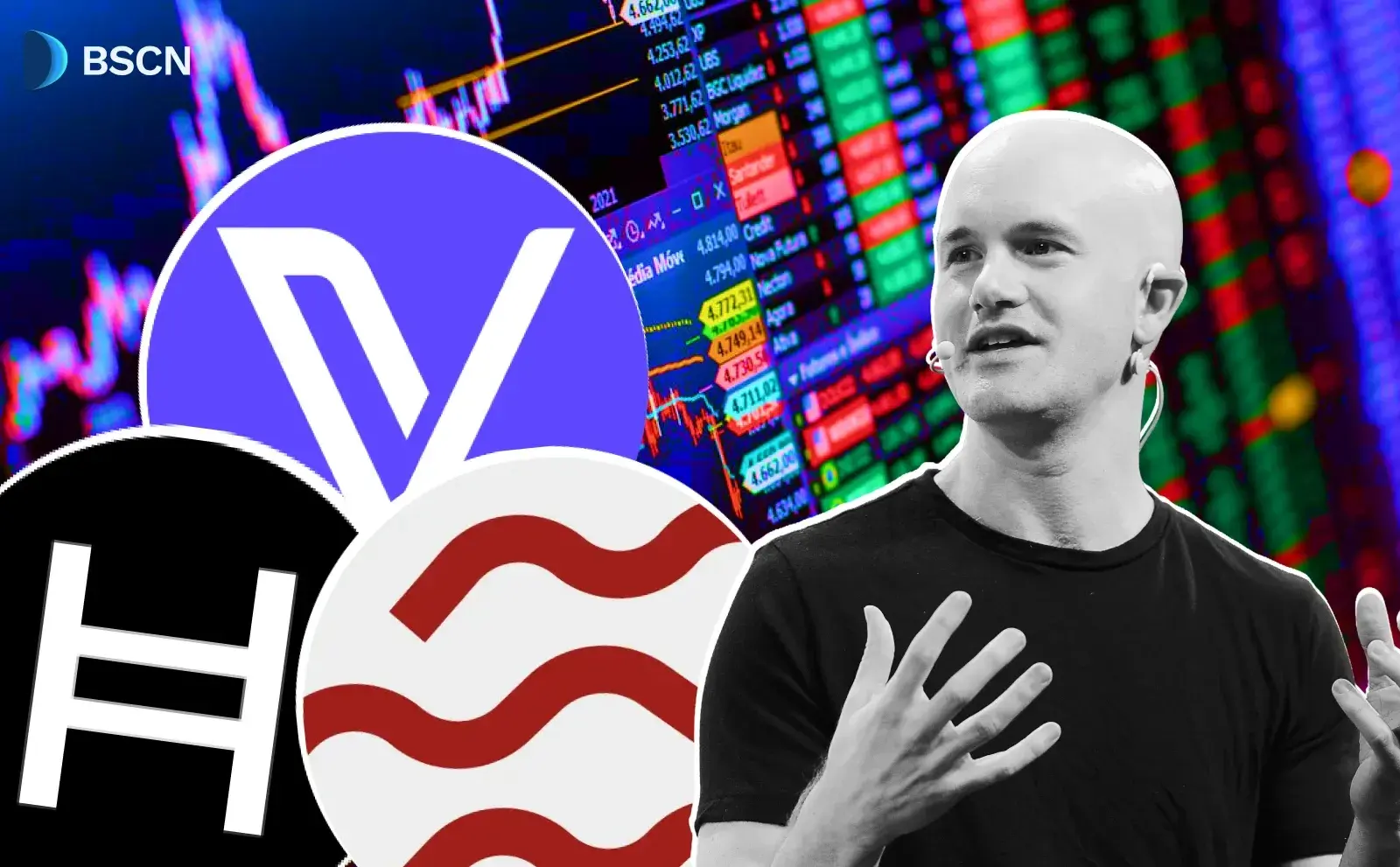 VeChain, Sei และ Hedera ถูกเพิ่มเข้าในดัชนี Coinbase 50 ในการปรับสมดุลครั้งล่าสุด