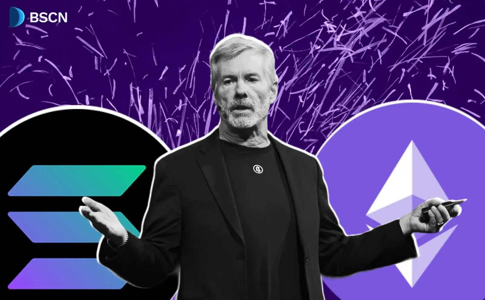 Michael Saylor ‘Praises’ Ethereum & Solana in Rare Comments